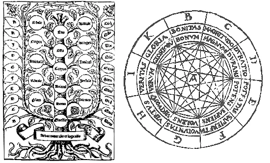 Diagrams of Relationships Between Knowledge