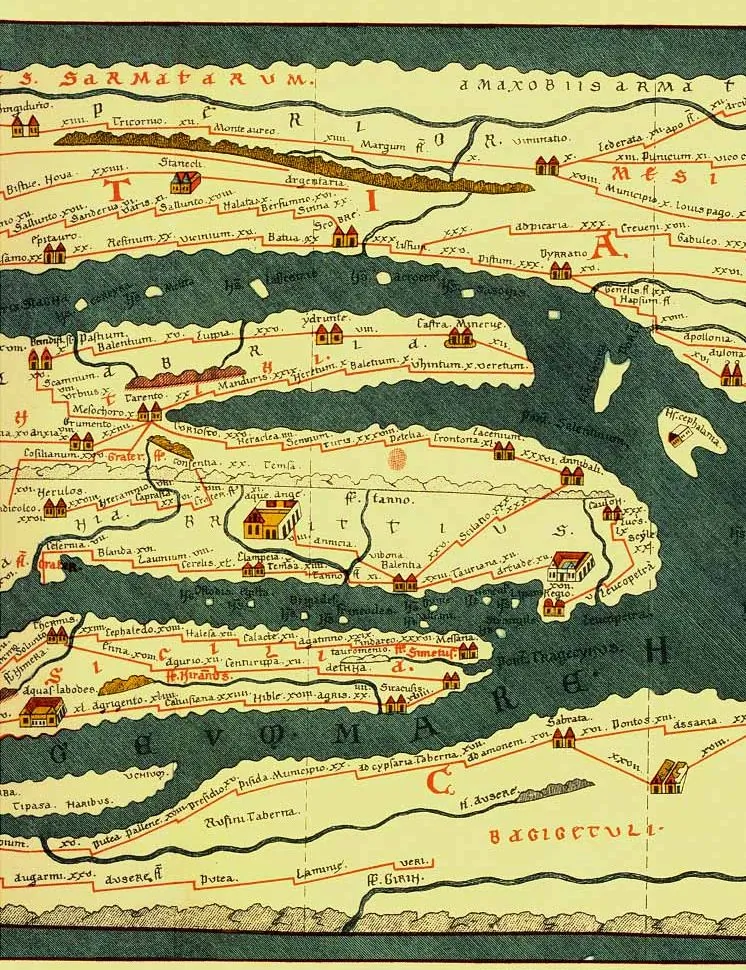 Roman Maps - Tabula Peutinger